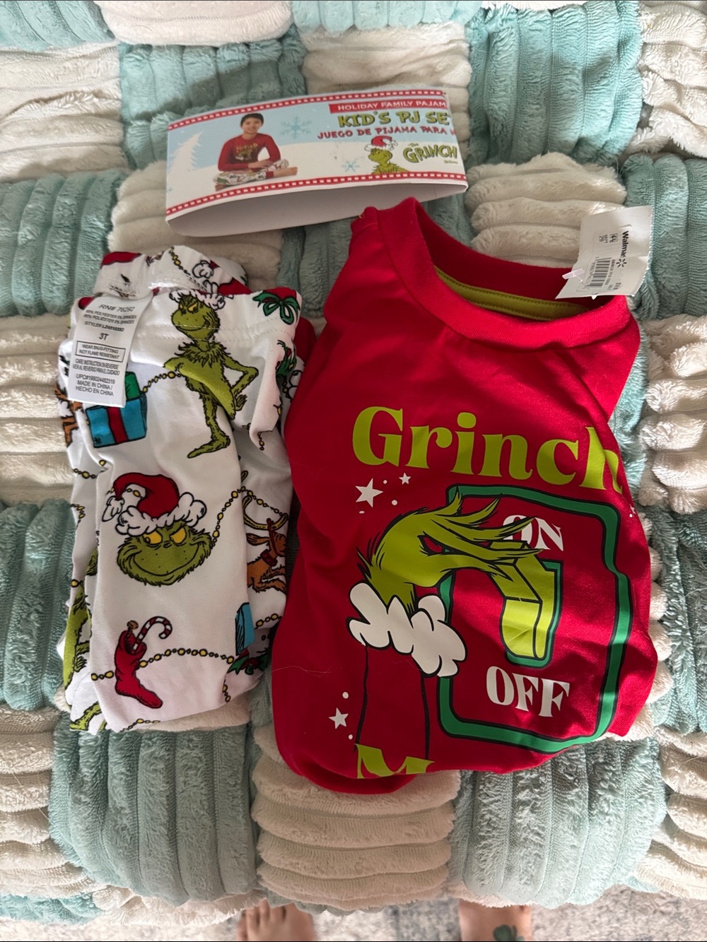 The Kids' Red Holiday Pajama Set
